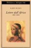 Blixen Karen - Lettere Dall'africa